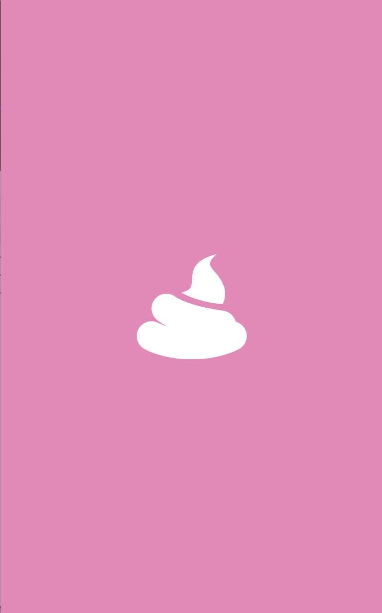 Gom Shit splash screen with the poop icon